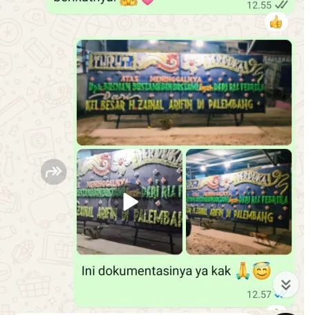 Pengiriman Papan Bunga Duka Gaga