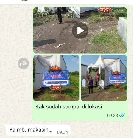 Pengiriman Karangan Bunga Gaga
