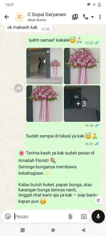Pengiriman Karangan Bunga Gaga
