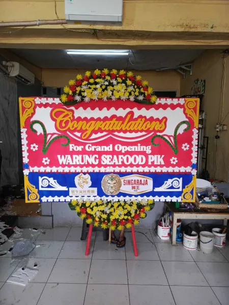 Papan Bunga Ucapan Selamat Gaga